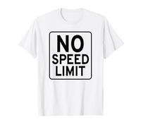 Panneau Routier « No Speed Limit » T-Shirt