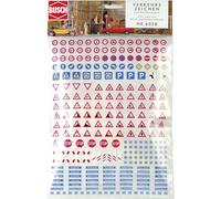 Panneau routier, Noms de rue, Numéros de rue Busch 6028 H0 jeu kit 1 set