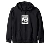 Panneau Routier Speed Limit 65 Sweat à Capuche