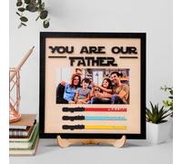 Panneau Sabre Laser En Bois Personnalisé « Je Suis Leur Père », Cadeaux For La Fête Des Pères, Cadres Personnalisés, Noms D'enfants, Plaque Photo, Décoration D'intérieur, Cadeaux For Papa, Grand-père