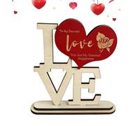 Panneau Saint-Valentin | Affichage De Fête Au Style Rustique,Décoration D'intérieur Romantique | pour la Maison Chambre Séjour Cuisine Décor Campagnard Bureau Etagère