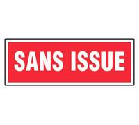 Panneau Sans issue - Rigide 330x120mm - 4140315