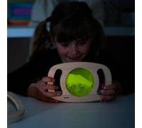 Panneau sensoriel fluorescent vert