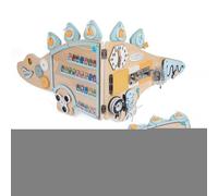 Panneau sensoriel mural | Jouet en bois en forme de dinosaure pour apprentissage précoce | Centre d'activités préscolaires, pour , maison, maison, chambre, salle de rèche