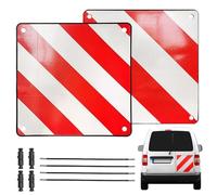 Panneau Signalisation Porte Velo, 3 en 1 Panneau D'Avertissement Italie et Espagne, 50 X 50 cm Aluminium Panneau Avertissement Porte Vélo avec 4 Sangles de Serrage pour Porte Vélo Arrière Camping-Car