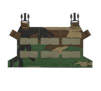 Panneau Skeletonized Plate Carrier Flap Direct Action - Woodland