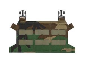 Panneau Skeletonized Plate Carrier Flap Direct Action - Woodland