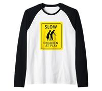 Panneau Slow Children at Play Manche Raglan
