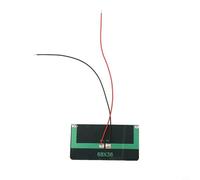Panneau solaire 03 W Plus 5 V 60 mA Petites cellules solaires en polysilicium avec fil Mini module de chargeur solaire pour électronique et compact 68 x 37 mm Style pour camping randonnée