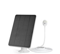 Panneau solaire 10 W avec câble de chargement, chargeur caméra sécurité IP, support mural réglable à 360° IP65 for Arlo Ultra/Ultra 2/Pro 3/Pro 4/Pro 3(White)