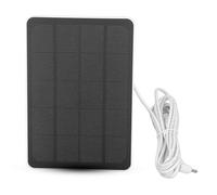 Panneau solaire 10 W pour caméra de sécurité d'extérieur, chargeur solaire étanche pour caméra à batterie, chargeur solaire portable pour batterie de caméra Ring Spot Light (CSP4W-DC-W)