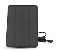 Panneau solaire 10 W pour caméra de sécurité d'extérieur, chargeur solaire étanche pour caméra à batterie, chargeur solaire portable pour batterie de caméra Ring Spot Light (CSP4W-DC-B)