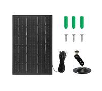 Panneau solaire 10 W pour une utilisation en extérieur avec port de type C et câble étendu en silicone PET PVC léger