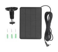 Panneau solaire 10W pour caméra Ring, Panneau solaire pour caméra professionnelle IP65 compatible avec la caméra Ring Stick Up, pour montage sur les avant-toits, les façades