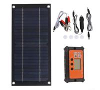 Panneau solaire, 12 V monocristallin, chargeur de batterie de voiture, charge efficace à faible luminosité, design extérieur, pour l'entretien du véhicule