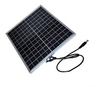 Panneau solaire 12 W avec connecteur rapide CC conçu pour une puissance de sortie stable dans des conditions météorologiques variables et des environnements extérieurs (port CC)