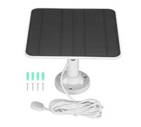 Panneau Solaire 12 W pour Caméra de sécurité, Chargeur Solaire étanche IP65 pour Pro 3, Pro 4, Pro 5S, Ultra, Ultra 2, Go 2, pour Caméra Projecteur, Panneau à énergie