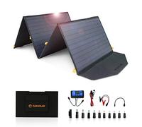 Panneau solaire 120 W pour centrale électrique, charge rapide de l'énergie solaire portable USB A QC3.0 PD 60 W USB-C Ports étanche IP67pour téléphones portables, ordinateurs portables, iPad
