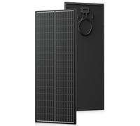 Panneau solaire 150 W, type N 12 V, technologie SMBB, panneau solaire photovoltaïque monocristallin entièrement noir, 150 W, module photovoltaïque pour batteries, bateau, mobile home, balcon
