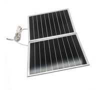 Panneau solaire 16 W pour caméras de chasse avec indice d'étanchéité et haute efficacité de capture de la lumière en lumière directe ou diffuse du soleil