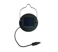 Panneau solaire 2 V 100 mA pour projets d'éclairage à faire soi-même, dessus de rechange étanche pour lanternes de jardin, accessoire d'extérieur en ABS (spirale)