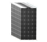 Panneau Solaire 20 * 100 W 12 V Pliable Batterie Charge Panneaux Solaires Flexibles For Système De Toit Voiture À La Maison Haute Efficacité Stable