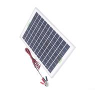 Panneau solaire 20 W 12 V avec contrôleur 10 A Panneau solaire polycristallin 20 W 12 V Résistant aux intempéries Chargeur solaire 20 W 12 V pour camping-car bateau 20 W Panneau PV 420 x 280 mm avec