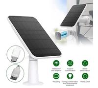 Panneau solaire 20W 5V pour Eufy Eufycam 3/3C/2C/2Pro panneaux de charge solaires muraux système de cellules solaires étanche avec câble de 10,8 pieds Port DC
