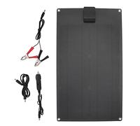 Panneau Solaire 20W, Monocristallin Portable, Sorties USB 5V et DC 18V Type - C - Recharge Rapide, Verre Trempé Anti - choc, Camping et Voyage