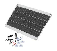 Panneau Solaire 20W Polycristallin, Chargeur Dual USB, Alimentation 18V, IP65 Étanche - Conversion Élevée 23-24%, Portable, Usage Extérieur et Urgence
