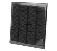Panneau Solaire, 2W 6V Mini Cellules de Module de Panneau Solaire en Silicium Monocristallin Chargeur de Batterie de Camping en Plein Air, 115x115x2.8mm