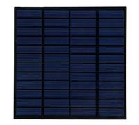 Panneau solaire 3 W 12 V en silicium polycristallin haute efficacité pour projets scientifiques de bricolage, jouets solaires, lampes de pelouse, appliques murales, radios, mini