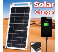 Panneau solaire 35W 5W avec USB, étanche, pour randonnée en plein air et Camping, batterie Portable, batterie de chargement pour téléphone Portable, panneau de charge 5V Un grand