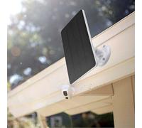 Panneau solaire 4 W 5 V pour caméra de sécurité - Kit de charge solaire monocristallin avec câble compatible avec réglage à 360 degrés (noir)