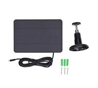 Panneau solaire 4W 5V extérieur étanche résistant aux intempéries Supports réglables Panneau photovoltaïque à Faible consommation d'énergie pour Batterie Rechargeable caméra de Surveillance
