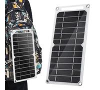 Panneau solaire 5 V - Chargeur USB solaire compact 5 V 6 W - Chargeurs étanches type C pour lampes de poche, pompes à eau et équipement d'extérieur