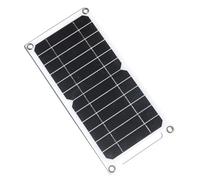 Panneau solaire 5 V USB de type C facile à transporter - Charge flexible - Petit système de panneau solaire en métal pour le camping et la randonnée - Facile à transporter