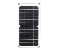 Panneau solaire 5 V USB de type C facile à transporter - Charge flexible - Petits systèmes de panneaux solaires en métal pour le camping, la randonnée et les banques d'alimentation