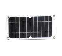 Panneau solaire 5 V USB de type C facile à transporter - Petit système de panneau solaire flexible en métal pour le camping, la randonnée et les charges USB de type C