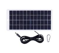 Panneau solaire 5 W 12 V Chargeur de cellules solaires d'extérieur Panneaux en polysilicium USB Portable pour pompe à lampe extérieure