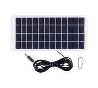 Panneau solaire 5 W 12 V pour lampes de jardin, étanche, polycristallin, chargement extérieur avec câble de 300 cm pour batterie 12 V et sonnettes intelligentes