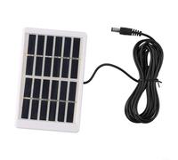 Panneau solaire 5 W 6 V avec cellules de silicium polycristallines en plastique et cordon CC pour besoins d'alimentation nomade et tactique