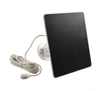 Panneau solaire 5 W pour Arlo Pro 5S 2K/Pro 4/3/Ultra 2, étanche IP66 avec câble de 4 m, chargeur en silicone monocristallin avec support réglable pour caméras de sécurité extérieures