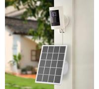 Panneau solaire, 5V 10W compatible avec projecteur pour Arlo Ultra/Ultra 2/pour Arlo Pro 5S/4/3 pour caméra de sécurité, étanche IP65 avec câble de 3 m, Support réglable à 360° (noir)