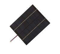 Panneau solaire 6 V 2 W pour solutions d'alimentation en extérieur avec cellule polycristalline 7,2 V Tension en circuit ouvert 19-20,5 % Efficacité de conversion Résistant aux intempéries Design