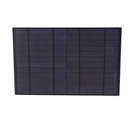 Panneau Solaire 6V 10W, Plaque de Chargeur Solaire en Silicium Polycristallin 1660mA Centrale Portable pour Camping Randonnée Alpinisme RV Bateau Remorque Voiture