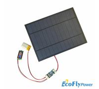 Panneau solaire 6V 3W 4.5W 6W 9V 2W 4.2W 12V 2W avec chargeur de batterie solaire compact et affichage de la batterie, kit DIY, câble PH 2.0 9V 4.2W Pacakge