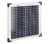 Panneau solaire avec fiche femelle Kerbl Noir 20 W