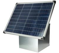 Panneau solaire avec régulateur de charge et prise MC4 Ako Blanc 55 W