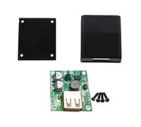 Panneau solaire banque d'énergie Charge USB Contrôleur de tension Régulateur Source d'alimentation avec boîtier Entrée 5-20 V Sortie 5 V 2 A